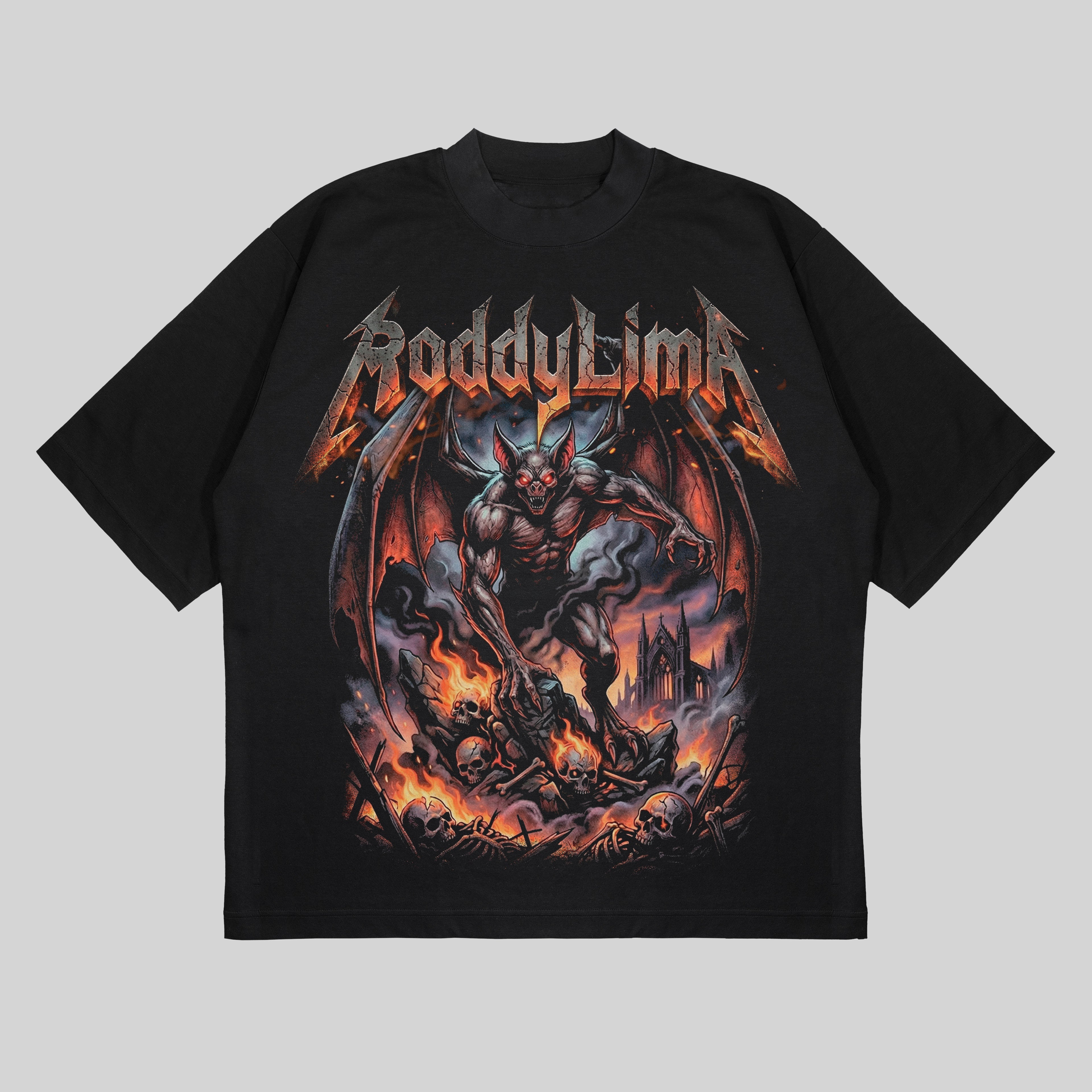 Camiseta Oversized - "Rock Band"
